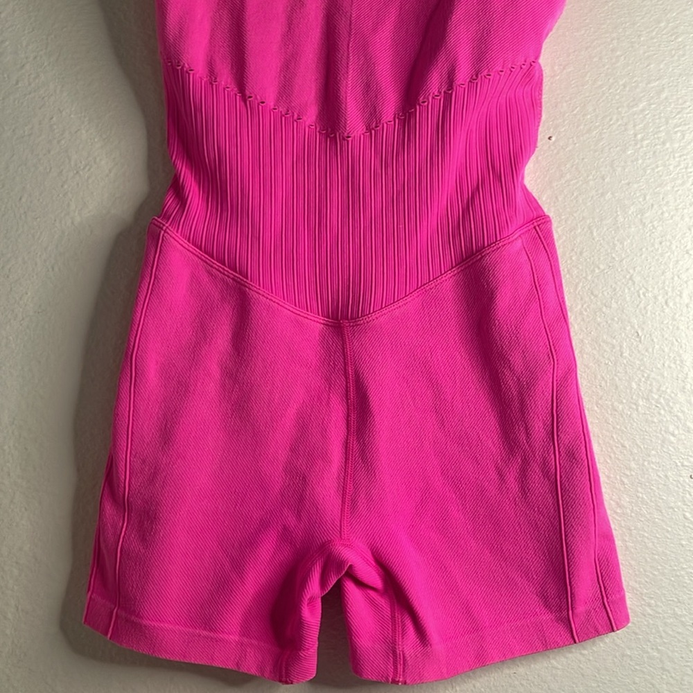 Pink active romper - Picture 2 of 5